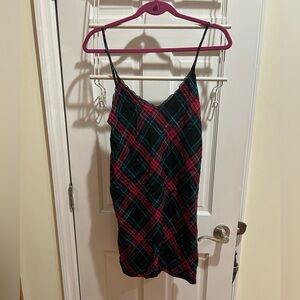 Victoria's Secret Multicolor Plaid Nightgown